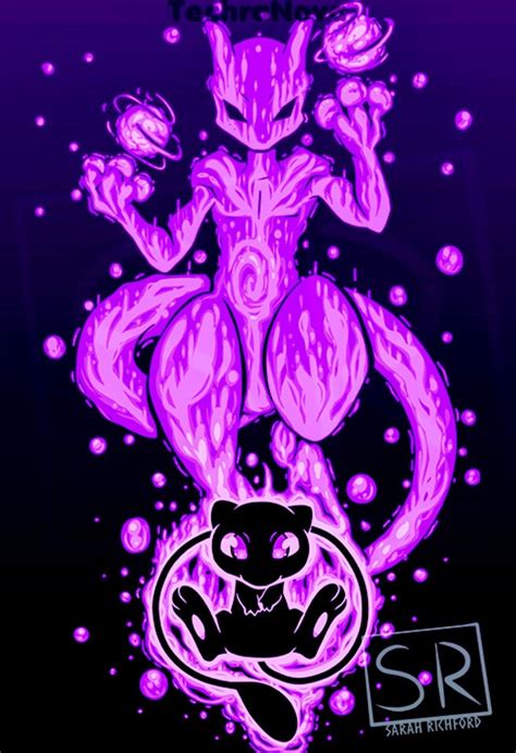 Awesome Mew and Mewtwo Wallpapers .